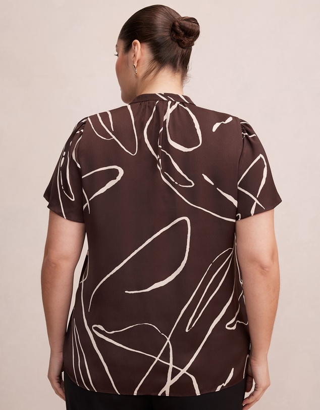Forever New Curve - Brodie Curve Flutter Blouse