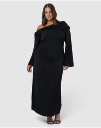 Pink Dusk by Curve Project - Say My Name Maxi Dress