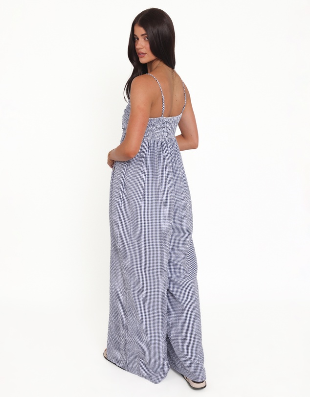 Petal & Pup - Pricilla Jumpsuit - Blue Gingham