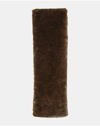 Morgan & Taylor - Peyton Faux Fur Scarf in Brown