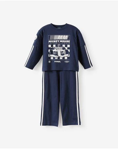 Cotton On Kids - Disney Mickey Mouse Double Layer Long Sleeve Pyjama Set