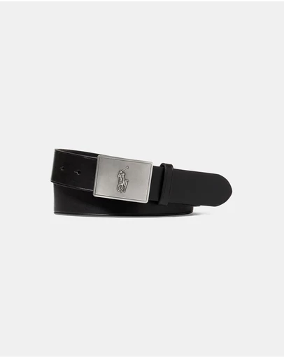 Polo Ralph Lauren - Pony Plaque Leather Belt