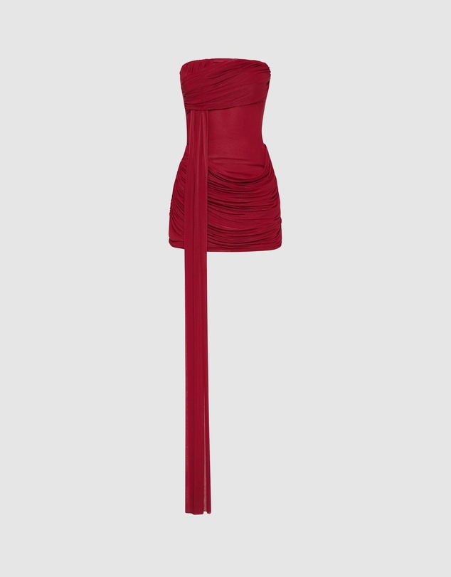 MISHA - Ember Wrapped Mini Dress