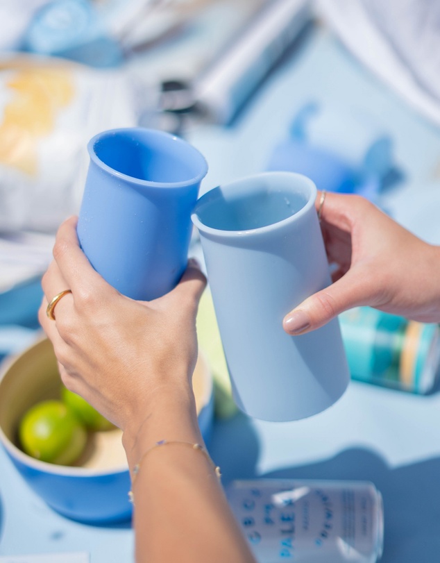 porter green - stegg | silicone unbreakable highball glasses