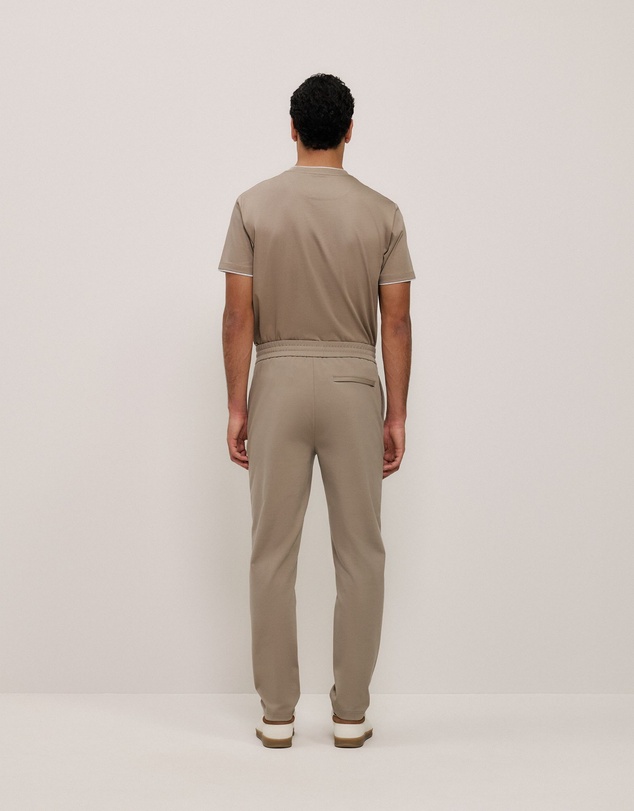 Trenery - Ponte Straight Leg Pant in Dark Taupe
