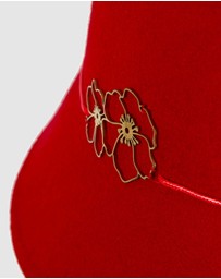 Max Alexander - Felt Red Trilby Hat