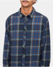 Billabong - Mens Coastline Long Sleeve Flannel Shirt