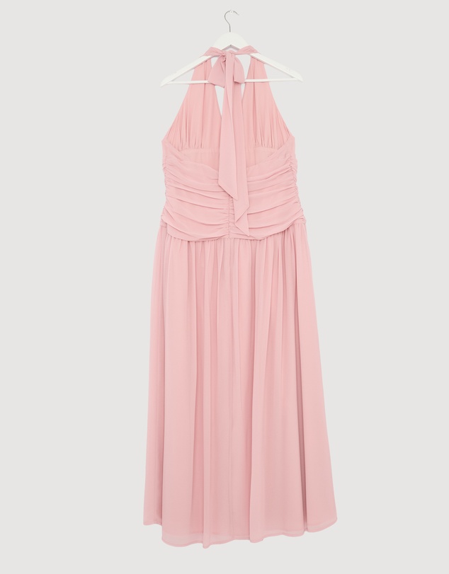 Revibe - Repaired CHANCERY Talara Halter Maxi Dress - AU 16