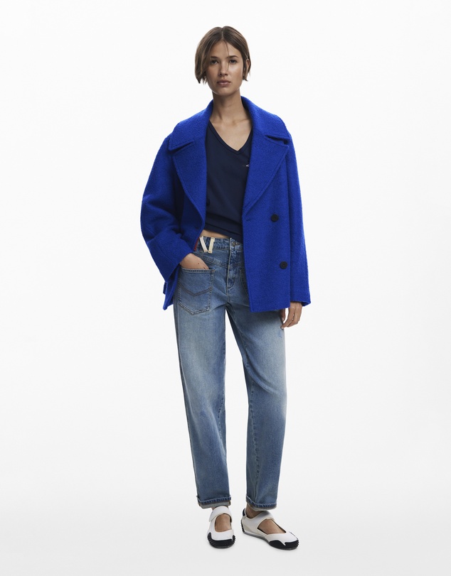 Desigual - Short fleece coat