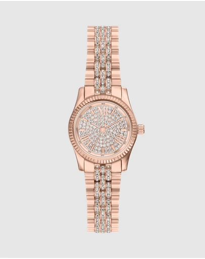 Michael Kors - Lexington Rose Gold Analogue Watch