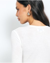 AERE - Maya Henley T-Shirt