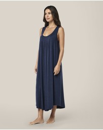Papinelle - Kate Modal Soft Pleat Front Maxi Nightie