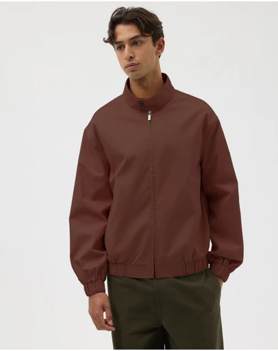 AERE - Organic Cotton Bomber Jacket