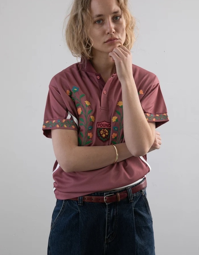 Found - Floral Polo Jersey