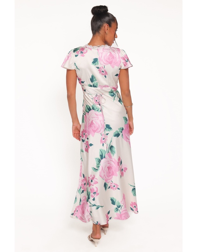 Petal & Pup - Mirelda Midi Dress - Pink Floral