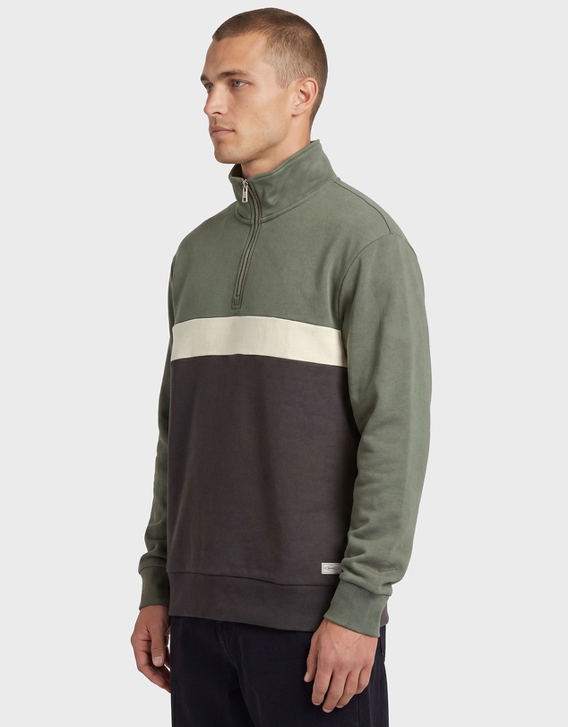 Academy Brand - Academy Contrast 1/4 Zip Sweat