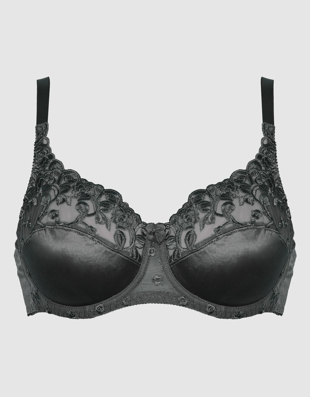 Naturana - Embroidered Underwired Balconette Bra