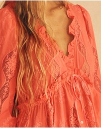 AUR OCEA - Drawstring Tiered Maxi Dress