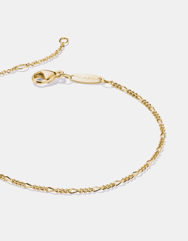 THOMAS SABO - THOMAS SABO Charm bracelet Figaro design Gold
