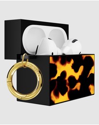 Flaunt - Flaunt Tortoise with Gold Clip Case for AirPod Pro 3