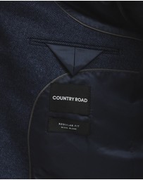 Country Road - Regular Fit Wool Blend Texture Jacket