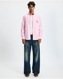 Polo Ralph Lauren - Custom Fit Dog-Embroidered Oxford Shirt