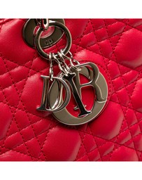 Pre-Loved by Azura Reborn - Pre-Loved Large Lambskin Cannage Lady Dior