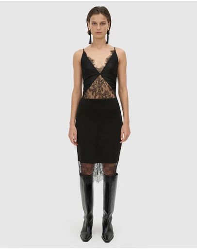 CAMILLA AND MARC - Cora Lace Trim Pencil Skirt