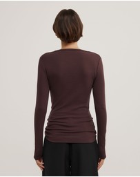 Witchery - Metal Trim Long Sleeve Top