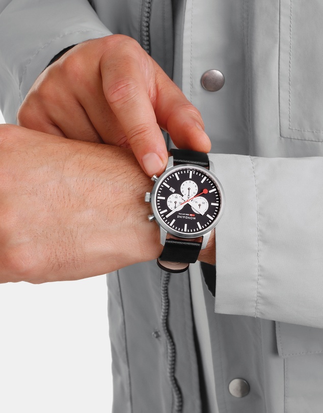 Mondaine - Mondaine Official Swiss Railways Neo Chronograph Super-LumiNova® Watch