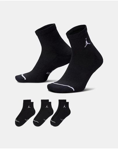 Nike - 3-Pack Jordan Everyday Elevated Ankle Socks
