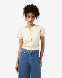 Forcast - Cindy Puff Sleeve Cardigan