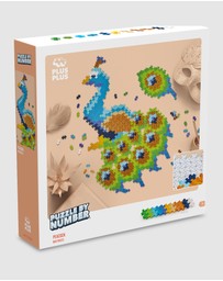Plus Plus - Puzzle by Number - Peacock 800pcs