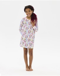 Rock Your Kid - Unicorn Pony Long Sleeve Lily Nightie