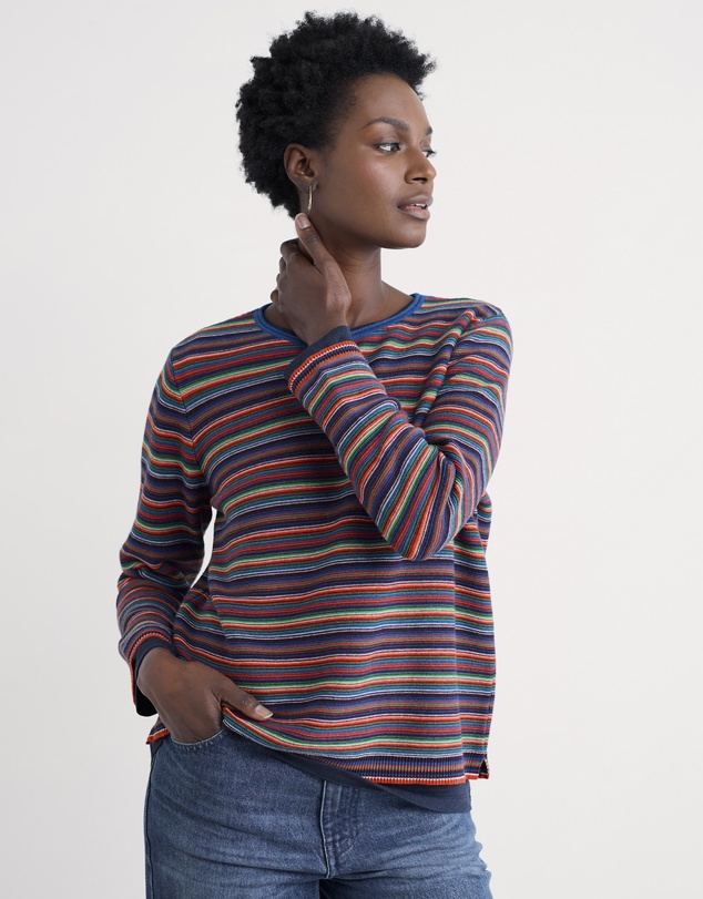 Seasalt - Seasalt Cornwall Multi Makers Cotton Jumper