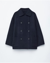 & Other Stories - Cocoon-Shaped Wool Jacket