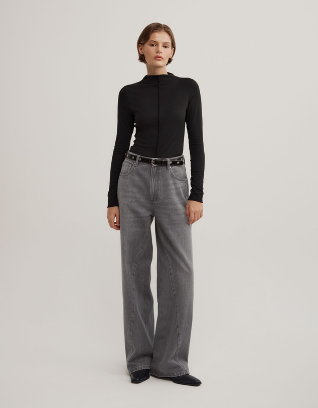 Witchery - Mock Neck Jersey Top