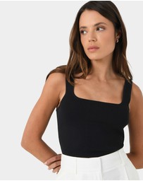 Forcast - Miami Cropped Sleeveless Knit Top