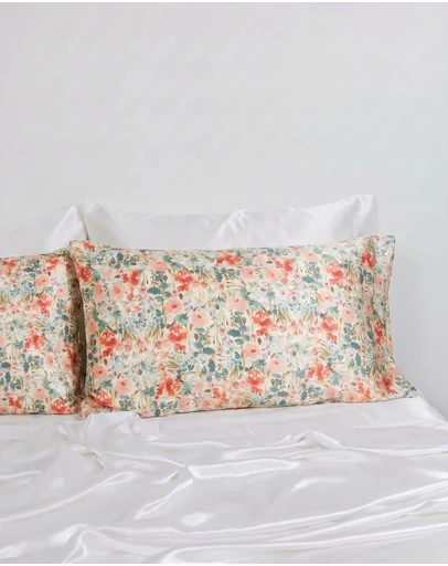 SILK MAGNOLIA - Silk Viscose Pillowcase