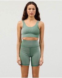 Zulu & Zephyr - Stripe Rib Crop Top