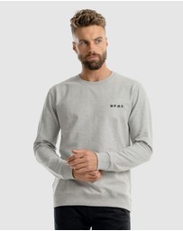 DVNT - Saxon Embroidery Crewneck