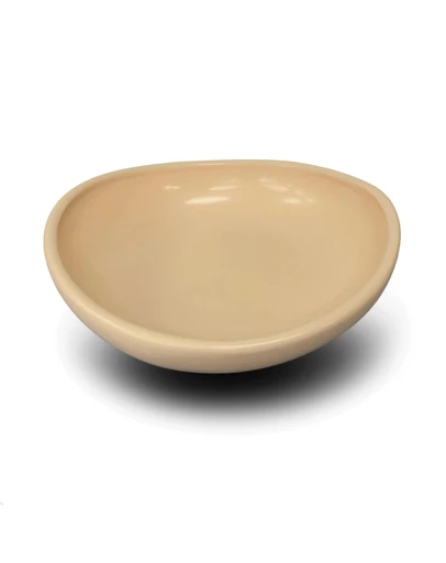 Urban Attitude - Urban Attitude JADE Medium Bowl Height 8cm highest, 5cm lowest, Width 27cm, Length 28cm - Stone Ivory