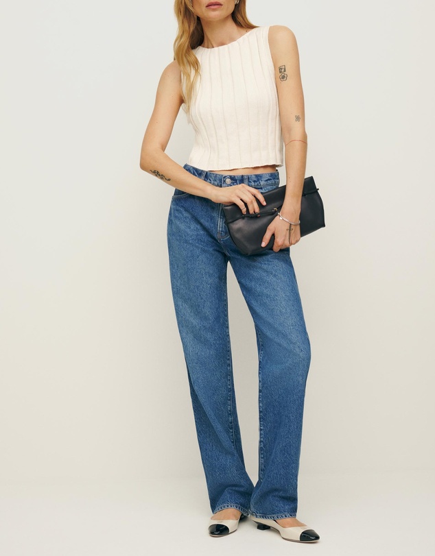 Reformation - Val 90s Mid Rise Straight Jeans