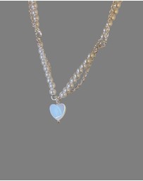 KAJA Clothing - Love Pearl Vintage Necklace-Pearl Necklace