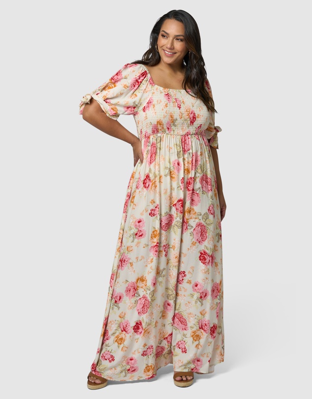 Something 4 Olivia - Felicity Ruffle Maxi Dress