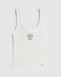 Tommy Hilfiger - Roundall Rib Slim Tank Top
