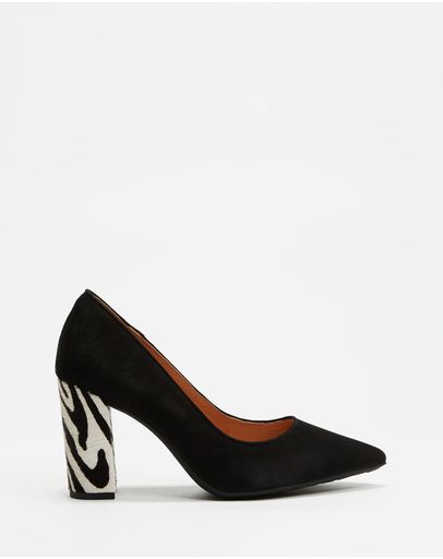 Nobuck Preto - Salt Zebra Off White