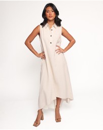 Petal & Pup - Shaw Maxi Dress - Oatmeal