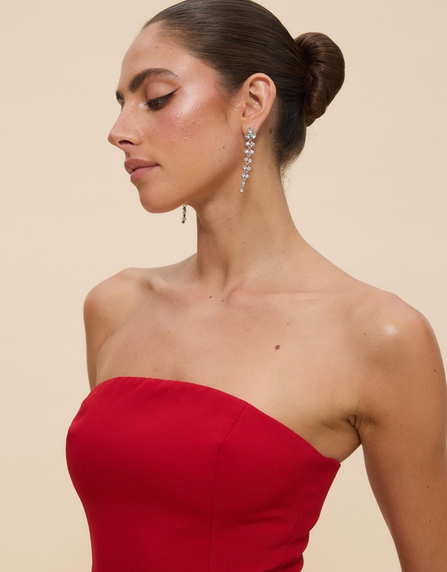 CHANCERY - Dahlia Strapless Structured Mini Dress