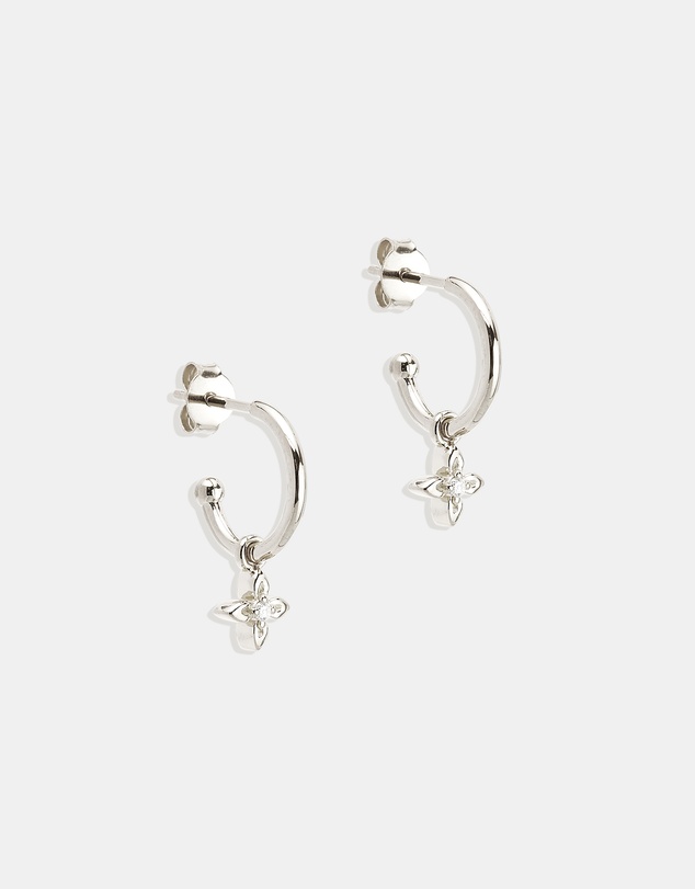 By Charlotte - Silver Live in Light Hoops